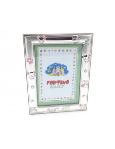 PORTAFOTOS BABY ZOO PLATA