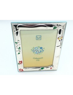 PORTAFOTOS OSITO ESMALTE PLATA