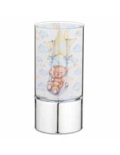 LAMPARA OSO COLUMPIO AZUL