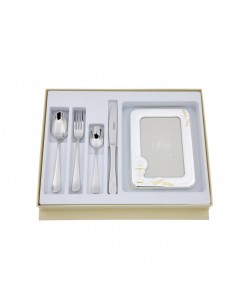 SET CUBIERTOS Y PORTAFOTOS...