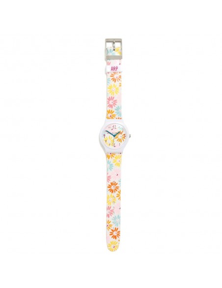 RELOJ PEQUEÑO FLIP MARGARITAS SOL