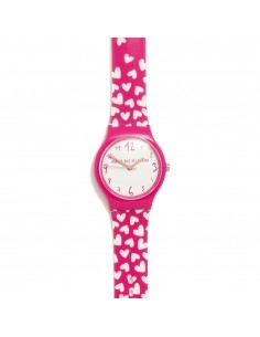 RELOJ PEQUEÑO FLIP FUCSIA...