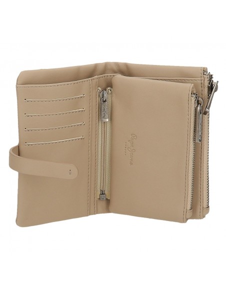 BILLETERO MONEDERO KYLIE PEPE JEANS TAUPE