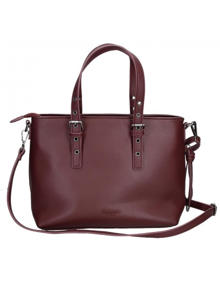 BOLSO BOWLING MARA BURDEOS PEPE JEANS