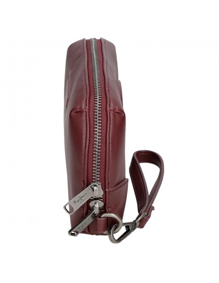 CARTERA DE MANO MARA BURDEOS PEPE JEANS