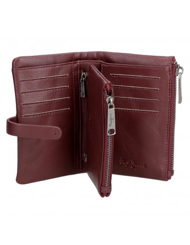 BILLETERO CON MONEDERO MARA BURDEOS...