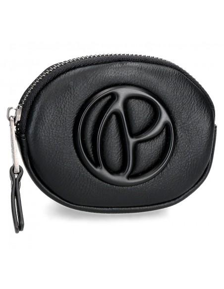 MONEDERO REDONDO MARA NEGRO PEPE JEANS