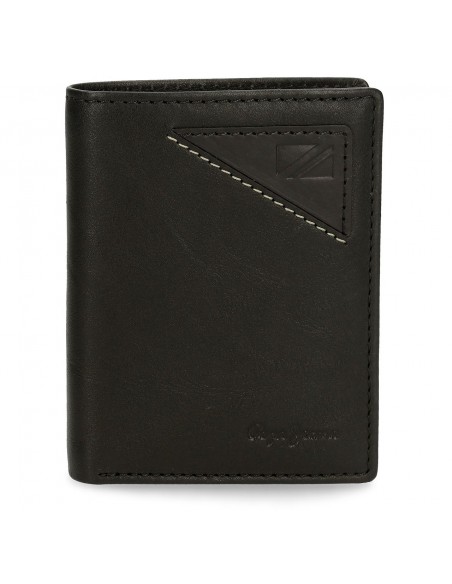 BILLETERO MONEDERO STRIKING NEGRO PEPE JEANS