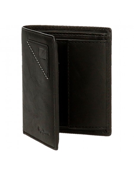 BILLETERO MONEDERO STRIKING NEGRO PEPE JEANS
