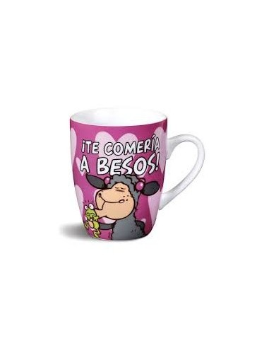 TAZA NICI "TE COMERIA A BESOS"
