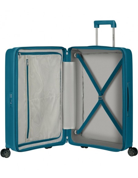 MALETA MEDIANA PETROLEO 68CM SAMSONITE HI-FI