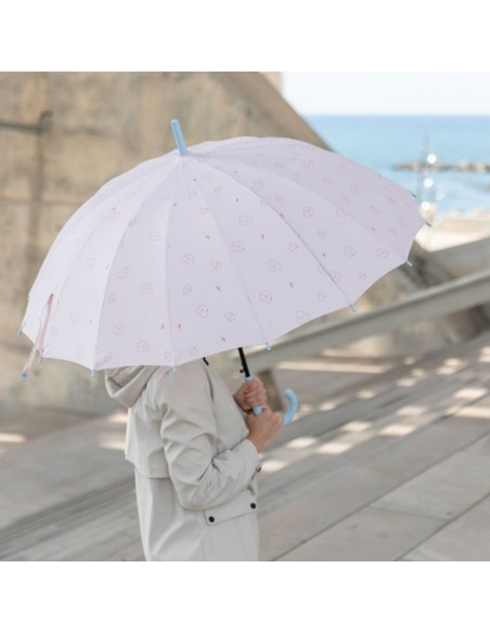 PARAGUAS Mr. WONDERFUL 61CM. AUTOMATICO ROSA