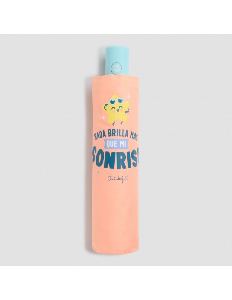 PARAGUAS PLEGABLE Mr. WONDERFUL AUTOMATICO " SONRISA "