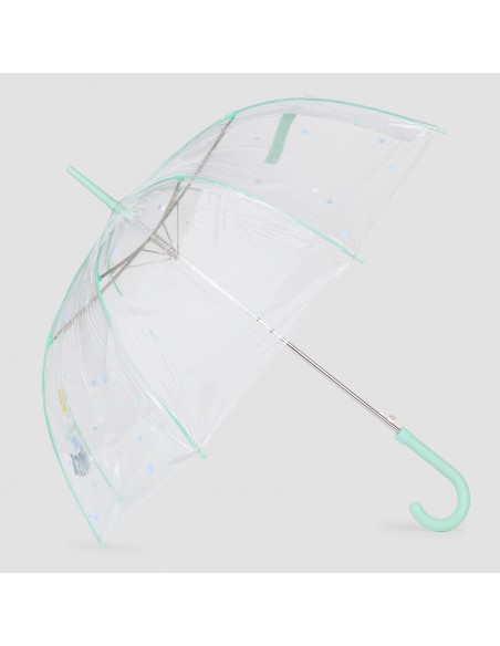 PARAGUAS RIGIDO TRANSPARENTE Mr. WONDERFULL 61/8 " SONRISA "