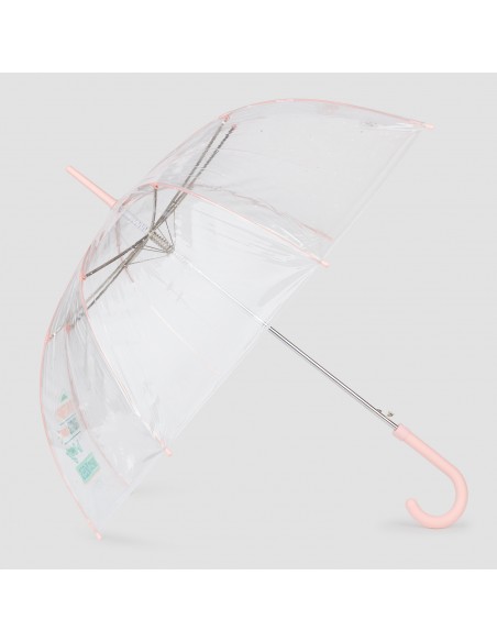 PARAGUAS RIGIDO TRANSPARENTE Mr. WONDERFULL 61/8 " GUAPO "