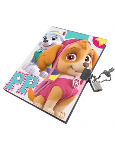 DIARIO C/CANDADO SKYE & EVEREST PAW...