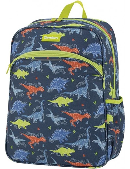 MOCHILA JURASIC TANDEM 38CM ADAPTABLE A CARRO