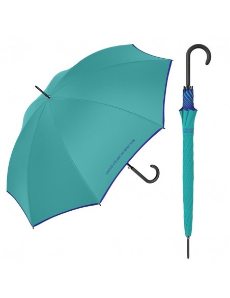 PARAGUAS BASTÓN BENETTON AUTOMATICO
