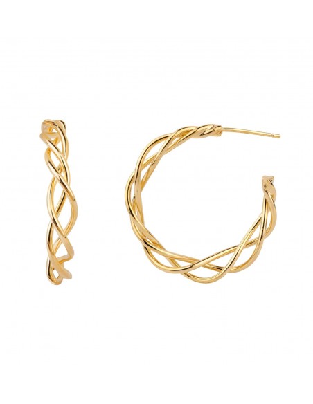 PENDIENTES SEMILUNA SPIRAL WAVES VIDAL & VIDAL