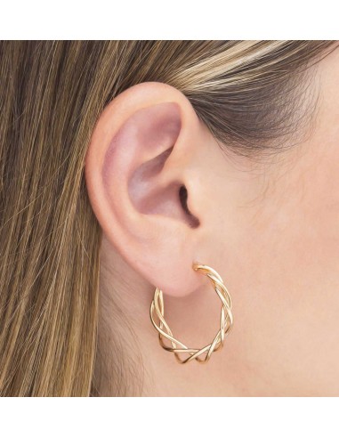 PENDIENTES SEMILUNA SPIRAL WAVES...