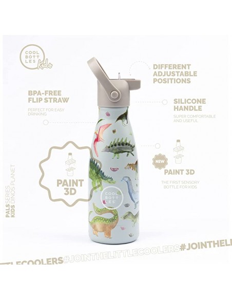 BOTELLA TERMICA DINOS COOL BOTTLES 260ML