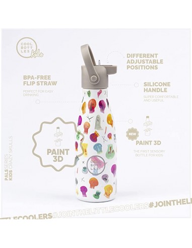 BOTELLA TERMICA CRAZY SKULLS COOL...