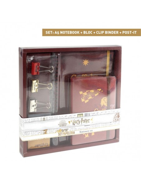 SET DE PAPELERIA HARRY POTTER GRYFFINDOR