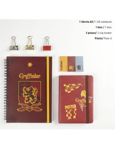 SET DE PAPELERIA HARRY POTTER GRYFFINDOR
