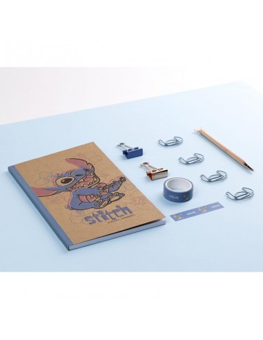 SET DE PAPELERIA STITCH UKELELE