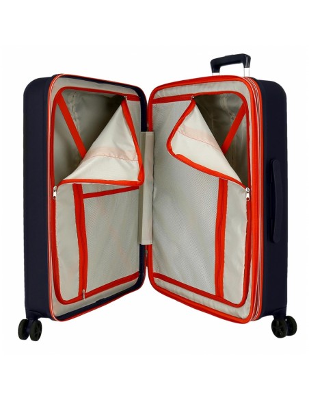 MALETA MEDIANA REEBOK ROXBURY EXPANDIBLE RÍGIDA 70CM AZUL MARINO