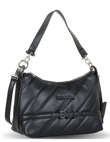 BOLSO BANDOLERA HIGH DEVOTA Y LOMBA NEGRO