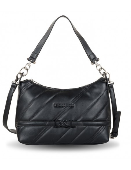 BOLSO BANDOLERA HIGH DEVOTA Y LOMBA NEGRO