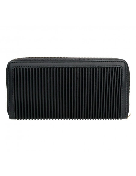 CARTERA PEPE JEANS AURORA CON CREMALLERA NEGRO