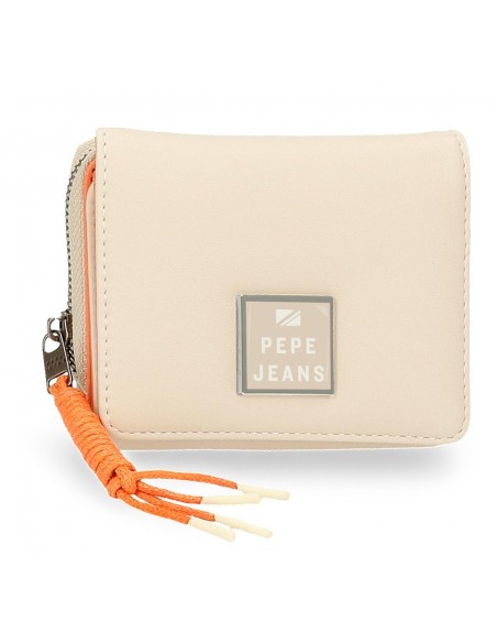 BILLETERO CON MONEDERO PEPE JEANS BEA BEIGE