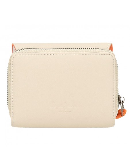 BILLETERO CON MONEDERO PEPE JEANS BEA BEIGE