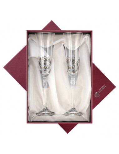 ESTUCHE COPAS CHAMPAN DECORADAS A...