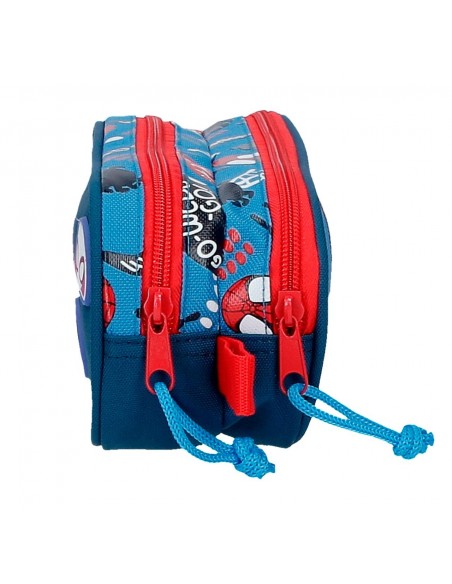 ESTUCHE SPIDEY GO WEBS GO DOS COMPARTIMENTOS