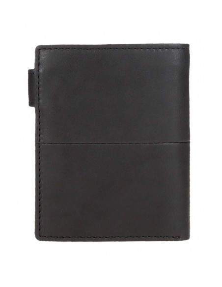 BILLETERO MONEDERO DE PIEL PEPE JEANS CRACKER CON BROCHE