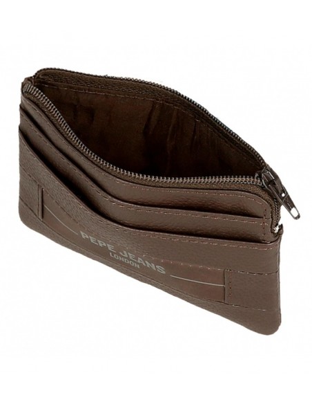 MONEDERO DE PIEL PEPE JEANS CHECKBOX