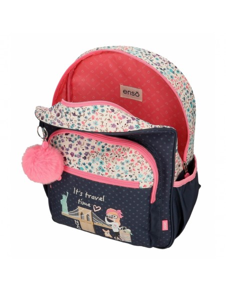 MOCHILA ESCOLAR ADAPTABLE ENSO TARVEL TIME 38CM.