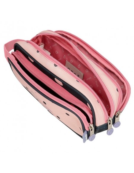 ESTUCHE PORTATODO TRIPLE CREMALLERA ENSO FRIENDS TOGETHER