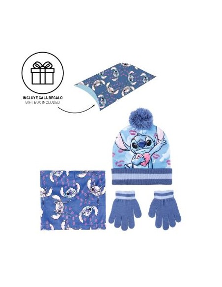 CONJUNTO 3 PIEZAS STITCH