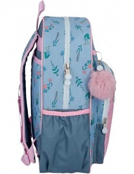 MOCHILA ADAPTABLE ENSO WE LOVE FLOWERS 38CM.