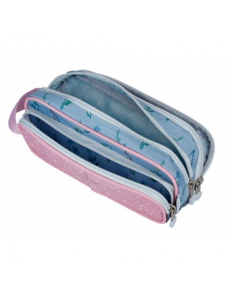 ESTUCHE PORTATODO TRIPLE ENSO WE LOVE FLOWERS