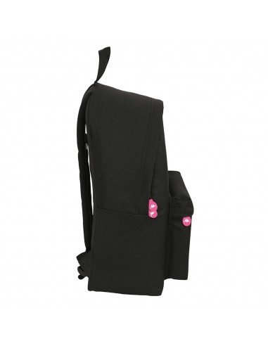 MOCHILA KAPPA "BLACK AND PINK"