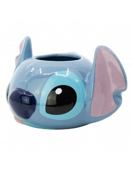 TAZA CERAMICA 3D 375 ML STITCH EN CAJA REGALO