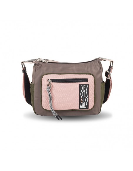 BOLSO BANDOLERA DOBLE D&L MULTICOLOR GONDOLA