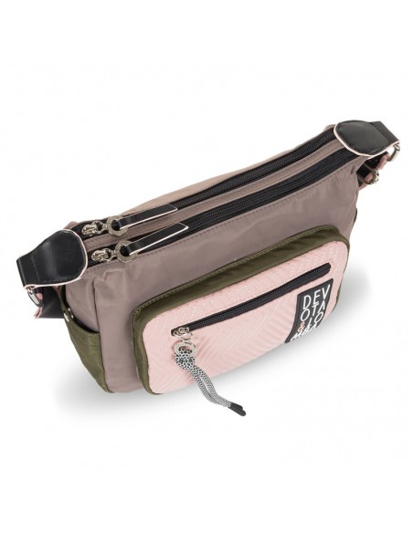 BOLSO BANDOLERA DOBLE D&L MULTICOLOR GONDOLA