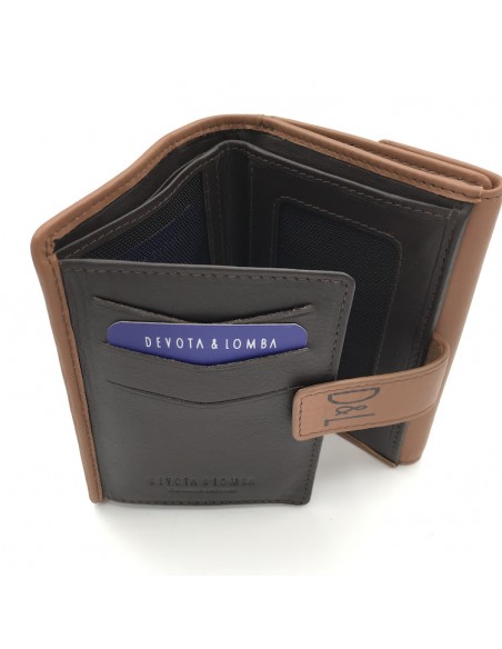 BILLETERO DEVOTA & LOMBA PIEL LOMBARDIA 12CM.