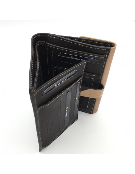 BILLETERO MONEDERO PIEL MEDIANO KINSASA MENTA